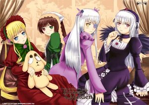 Rating: Safe Score: 0 Tags: 4girls blonde_hair blue_eyes bonnet brown_hair dress frills hairband head_scarf heterochromia image long_hair long_sleeves looking_at_viewer multiple multiple_girls red_eyes rose shinku silver_hair stuffed_animal suigintou suiseiseki tagme twintails very_long_hair wings yellow_eyes User: admin