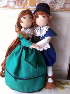 Rating: Safe Score: 0 Tags: bangs blue_dress blue_eyes brown_hair doll dress green_dress hat heterochromia long_hair long_sleeves looking_at_viewer multiple_dolls multiple_girls red_eyes short_hair siblings sisters sitting smile souseiseki suiseiseki tagme top_hat twins User: admin