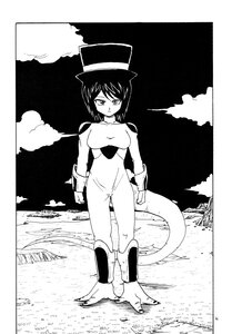 Rating: Safe Score: 0 Tags: 1girl bare_shoulders barefoot bodysuit breasts doujinshi doujinshi_#79 gloves greyscale hat image medium_breasts monochrome multiple outdoors short_hair smoke solo standing toeless_legwear toenail_polish top_hat User: admin