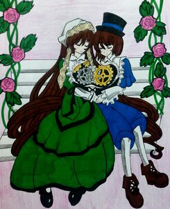 Rating: Safe Score: 0 Tags: 2girls blue_rose brown_hair closed_eyes dress flower green_dress hat image long_hair multiple_girls pair pantyhose pink_flower pink_rose purple_flower purple_rose red_flower red_rose rose short_hair siblings sisters souseiseki suiseiseki thorns top_hat twins yellow_flower yellow_rose User: admin
