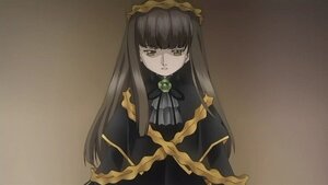 Rating: Safe Score: 0 Tags: 1girl bangs black_dress blunt_bangs capelet closed_mouth dress enju_maiden expressionless kokuyouseki long_hair long_sleeves looking_at_viewer screenshot solo upper_body User: admin