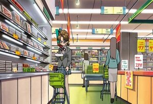 Rating: Safe Score: 0 Tags: bag brown_hair glasses ground_vehicle human multiple_girls plaid ribbon sakurada_nori school_uniform screenshot short_hair skirt solo standing User: admin