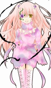 Rating: Safe Score: 0 Tags: 1girl dress flower hair_ornament image kirakishou long_hair pink_dress pink_hair pink_legwear see-through solo thighhighs very_long_hair yellow_eyes zettai_ryouiki User: admin