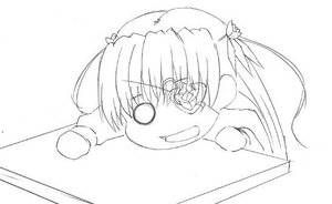 Rating: Safe Score: 0 Tags: 1girl :d barasuishou greyscale image looking_at_viewer microphone monochrome open_mouth simple_background solo white_background User: admin