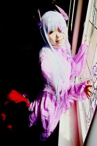 Rating: Safe Score: 0 Tags: 1girl barasuishou blood blood_on_face bloody_clothes dress flower hair_ornament solo white_hair User: admin
