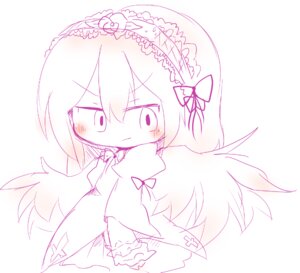 Rating: Safe Score: 0 Tags: 1girl bangs blush bow chibi closed_mouth dress eyebrows_visible_through_hair feathered_wings hair_between_eyes hair_bow hairband image long_hair long_sleeves monochrome simple_background solo striped suigintou very_long_hair white_background wings User: admin