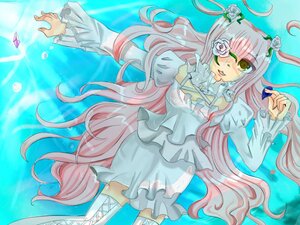 Rating: Safe Score: 0 Tags: 1girl ahoge dress eyepatch flower frills image kirakishou long_hair long_sleeves pink_hair rose skirt solo thighhighs very_long_hair white_rose zettai_ryouiki User: admin