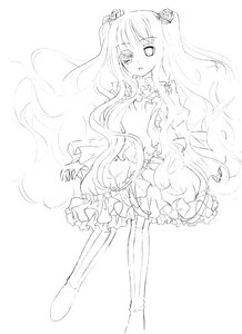 Rating: Safe Score: 0 Tags: 1girl boots dress flower frills greyscale hair_flower hair_ornament image kirakishou lineart long_hair monochrome rose solo striped striped_legwear thigh_boots thighhighs vertical-striped_legwear vertical_stripes very_long_hair User: admin