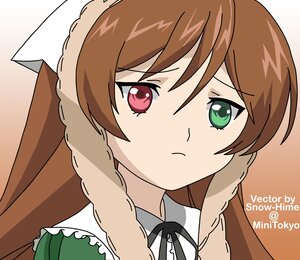 Rating: Safe Score: 0 Tags: 1girl bangs black_ribbon braid brown_background brown_hair closed_mouth dress eyebrows_visible_through_hair frills green_eyes image long_hair looking_at_viewer maid neck_ribbon ribbon solo suiseiseki twin_braids v-shaped_eyebrows white_apron User: admin