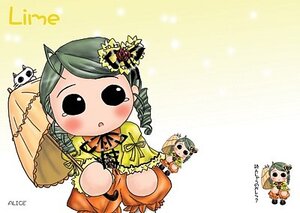 Rating: Safe Score: 0 Tags: 1girl black_eyes chibi dress hair_ornament image kanaria open_mouth parasol solo umbrella User: admin