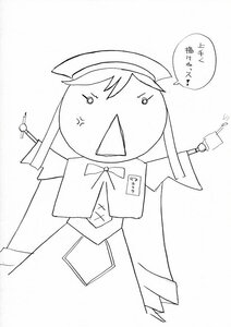 Rating: Safe Score: 0 Tags: 1girl anger_vein greyscale image monochrome solo suiseiseki User: admin