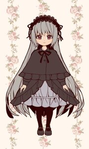 Rating: Safe Score: 0 Tags: 1girl black_dress black_hairband black_legwear black_ribbon blush closed_mouth dress flower frills full_body hairband image lolita_fashion long_hair long_sleeves looking_at_viewer pantyhose ribbon rose shoes smile solo standing striped suigintou very_long_hair User: admin