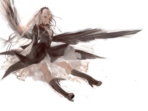 Rating: Safe Score: 0 Tags: 1girl 8981 auto_tagged bad_id bad_pixiv_id bangs black_footwear black_wings boots breasts cleavage closed_mouth doll_joints dress hair_between_eyes hairband holding holding_weapon image joints knee_boots kneehighs long_hair long_sleeves looking_at_viewer medium_breasts red_eyes rozen_maiden solo suigintou sword weapon white_background white_hair wings User: admin