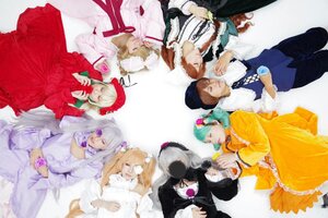 Rating: Safe Score: 0 Tags: 6+girls blonde_hair bow brown_hair choker closed_eyes dress eyepatch flower frills hair_ornament hat long_hair mini_hat multiple_boys multiple_cosplay multiple_girls short_hair silver_hair suigintou tagme User: admin