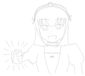 Rating: Safe Score: 0 Tags: 1girl :d blush choker cup greyscale hairband image looking_at_viewer monochrome open_mouth simple_background smile solo suigintou white_background User: admin