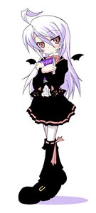 Rating: Safe Score: 0 Tags: 1girl ahoge blush boots dress full_body image long_hair long_sleeves looking_at_viewer pantyhose red_eyes simple_background solo standing suigintou white_background wings User: admin