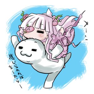 Rating: Safe Score: 0 Tags: 1girl :3 blush chibi closed_eyes double_bun dress flower hair_ornament image kirakishou long_hair smile solo white_hair User: admin