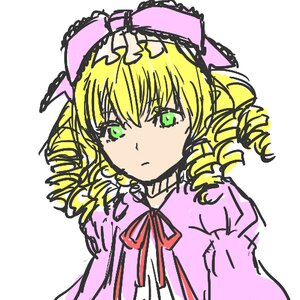 Rating: Safe Score: 0 Tags: 1girl :< blonde_hair bow dress drill_hair green_eyes hina_ichigo hinaichigo image looking_at_viewer neck_ribbon ribbon ringlets simple_background solo twin_drills upper_body white_background User: admin