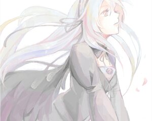 Rating: Safe Score: 0 Tags: 1girl bangs black_dress black_ribbon blurry breasts cleavage_cutout dress floating_hair from_side hair_ribbon image long_hair long_sleeves looking_away multicolored_hair profile puffy_sleeves ribbon simple_background solo striped suigintou upper_body vertical_stripes very_long_hair white_background User: admin