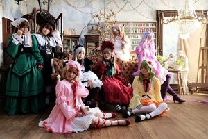 Rating: Safe Score: 0 Tags: 6+girls animal_ears blonde_hair bow brown_hair chen dress hair_ornament hair_ribbon hat instrument kochiya_sanae konpaku_youmu long_hair multiple_cosplay multiple_girls pink_hair purple_hair remilia_scarlet ribbon rope saigyouji_yuyuko short_hair silver_hair sitting skirt tagme violin weapon wings yakumo_yukari yasaka_kanako User: admin