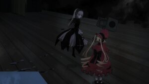 Rating: Safe Score: 0 Tags: 2girls blonde_hair dress image long_hair multiple_girls pair ponytail shinku standing suigintou very_long_hair User: admin