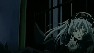 Rating: Safe Score: 0 Tags: 1girl black_ribbon closed_eyes detached_collar dress flower hairband image lolita_hairband long_hair long_sleeves ribbon rose solo suigintou User: admin