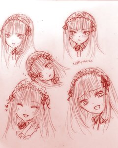 Rating: Safe Score: 0 Tags: 1girl :d ^_^ angry blush closed_mouth crying expressions heart image long_hair looking_at_viewer monochrome multiple_views open_mouth simple_background smile solo suigintou tears traditional_media User: admin
