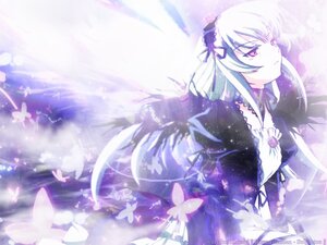 Rating: Safe Score: 0 Tags: 1girl auto_tagged black_ribbon blue_butterfly bug butterfly butterfly_hair_ornament dress flower frills hairband half-closed_eyes image insect lolita_hairband long_hair long_sleeves ribbon silver_hair solo suigintou very_long_hair wings User: admin