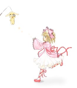 Rating: Safe Score: 0 Tags: 1girl blonde_hair bow dress frills full_body hat hina_ichigo hinaichigo image long_sleeves pink_bow pink_dress ribbon shoes short_hair solo striped wide_sleeves User: admin