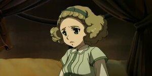 Rating: Safe Score: 0 Tags: 1girl blonde_hair curly_hair green_eyes hairband human sarah screenshot shirt short_hair short_sleeves solo upper_body User: admin