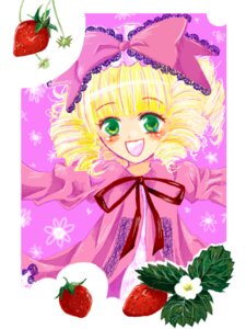 Rating: Safe Score: 0 Tags: 1girl apple blonde_hair blueberry blush bow cake cherry drill_hair food food_print fruit grapes green_eyes hina_ichigo hinaichigo holding_fruit image object_namesake open_mouth pink_bow smile solo strawberry strawberry_print tomato twin_drills watermelon User: admin