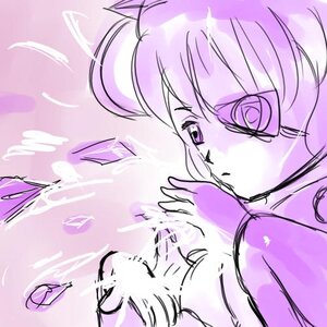 Rating: Safe Score: 0 Tags: 1girl animal_ears barasuishou cat_ears image monochrome pink_theme purple_background purple_theme solo User: admin