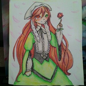 Rating: Safe Score: 0 Tags: 1girl acrylic_paint_(medium) braid dress flower green_eyes hat heterochromia hong_meiling image long_hair long_sleeves looking_at_viewer marker_(medium) photo red_eyes red_hair shikishi smile solo suiseiseki traditional_media twin_braids very_long_hair watercolor_(medium) User: admin