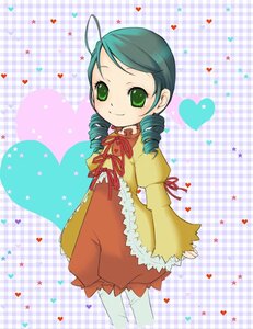 Rating: Safe Score: 0 Tags: 1girl argyle argyle_background argyle_legwear checkered checkered_background checkered_floor checkered_skirt dress drill_hair green_eyes green_hair heart image kanaria long_sleeves neck_ribbon pantyhose petals plaid plaid_background plaid_dress ribbon smile solo tile_floor tiles twin_drills User: admin