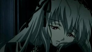 Rating: Safe Score: 0 Tags: 1girl black_ribbon close-up eyebrows_visible_through_hair hair_ribbon half-closed_eyes image long_hair looking_at_viewer ribbon solo suigintou User: admin