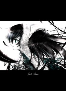 Rating: Safe Score: 0 Tags: 1girl bangs black_hair from_side fur_trim hood image letterboxed long_hair profile solo spot_color suiseiseki white_background User: admin