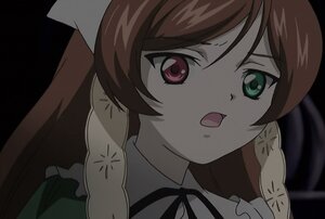 Rating: Safe Score: 0 Tags: 1girl bangs brown_hair dress frills heterochromia image long_hair looking_at_viewer neck_ribbon open_mouth red_eyes ribbon smile solo suiseiseki swept_bangs User: admin