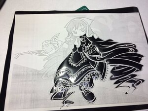 Rating: Safe Score: 0 Tags: 1girl dress frills full_body greyscale image layered_dress long_hair long_sleeves monochrome photo polearm solo staff suiseiseki very_long_hair weapon wings User: admin