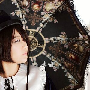 Rating: Safe Score: 0 Tags: 1girl black_hair blurry depth_of_field frills from_side hat lips looking_to_the_side short_hair solo souseiseki upper_body User: admin