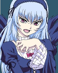 Rating: Safe Score: 0 Tags: 1girl angry artist_request commentary_request dress frilled_sleeves frills hairband image juliet_sleeves kasanui lolita_hairband long_hair long_sleeves looking_at_viewer lowres oekaki open_mouth pale_skin pink_eyes puffy_sleeves rozen_maiden silver_hair simple_background solo suigintou upper_body User: admin