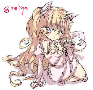Rating: Safe Score: 0 Tags: 1girl animal_ears apron dress glasses image kirakishou long_hair long_sleeves sketch solo striped tail yellow_eyes User: admin