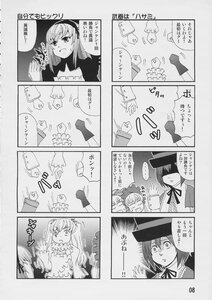 Rating: Safe Score: 0 Tags: ... 1boy 2girls comic doujinshi doujinshi_#124 dress greyscale hat image monochrome multiple multiple_4koma multiple_girls nagae_iku ribbon short_hair spoken_ellipsis User: admin