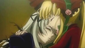 Rating: Safe Score: 0 Tags: 1boy 2girls blonde_hair bonnet closed_eyes flower hair_ribbon hat image kiss long_hair multiple_girls pair ribbon rose shinku siblings sisters suigintou User: admin