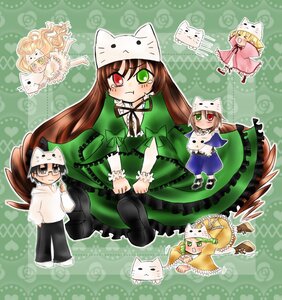 Rating: Safe Score: 0 Tags: blonde_hair bonnet brown_hair dress green_eyes hat heterochromia hina_ichigo image long_hair long_sleeves multiple multiple_girls pout red_eyes siblings suiseiseki tagme tears User: admin