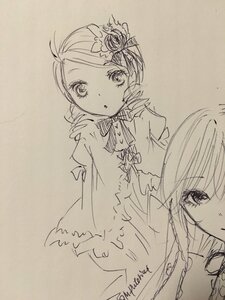 Rating: Safe Score: 0 Tags: 1girl bow drill_hair flower hair_ornament image kanaria long_sleeves monochrome sketch solo tomoe_mami traditional_media twin_drills User: admin