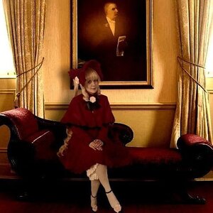 Rating: Safe Score: 0 Tags: blonde_hair braid curtains dress flower indoors red_dress rose shinku sitting solo window User: admin