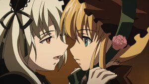 Rating: Safe Score: 0 Tags: 2girls black_ribbon blonde_hair eye_contact flower hair_ribbon hairband hat image long_hair looking_at_another multiple_girls pair profile ribbon rose shinku suigintou yuri User: admin