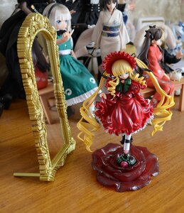 Rating: Safe Score: 0 Tags: 4girls 5girls black_hair blonde_hair blue_eyes blurry bow depth_of_field doll dress drill_hair hat japanese_clothes kimono long_hair long_sleeves multiple_girls photo rose shinku short_hair silver_hair solo standing twin_drills very_long_hair white_legwear User: admin
