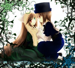 Rating: Safe Score: 0 Tags: 2girls brown_hair dress flower green_eyes hat head_scarf heterochromia holding_hands image incest interlocked_fingers long_hair long_sleeves looking_at_viewer multiple_girls pair plant red_eyes short_hair siblings sisters smile souseiseki suiseiseki top_hat twins very_long_hair User: admin