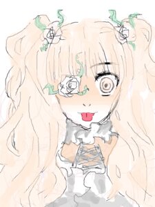 Rating: Safe Score: 0 Tags: 1girl bangs bridal_veil flower image kirakishou leaf solo tongue upper_body veil white_flower User: admin
